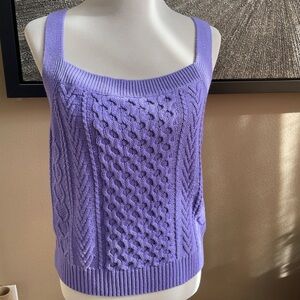 Lily Pulitzer Purple Knit Tank Top